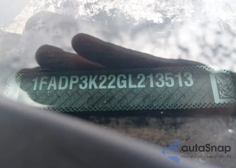 2016 Ford Focus Se z USA, uszkodzony, nr VIN 1FADP3K22GL213513